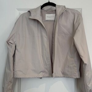 Babaton rain jacket cropped